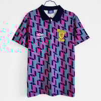Image 1 of Scotland FC Third Kit 1988–89 – Light Blue Diamond Classic International