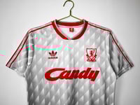Image 3 of Liverpool FC Third Kit 1991–92 – Vintage Retro Classic (Candy – Silver Edition)