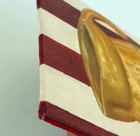 Image 3 of Glazed jug, red stripes
