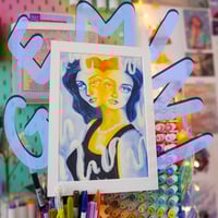 Image 1 of Gemini Star Sign Character Original Watercolor
