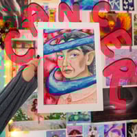 Image 1 of CANCER Star Sign Character Original Watercolor
