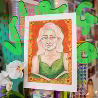 Image 1 of VIRGO Star Sign Character Original Watercolor
