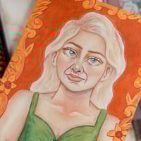 Image 2 of VIRGO Star Sign Character Original Watercolor