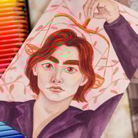 Image 2 of LIBRA Star Sign Character Original Watercolor