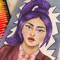 Image 2 of SCORPIO Star Sign Character Original Watercolor