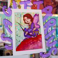 Image 1 of SAGITTARIUS Star Sign Character Original Watercolor