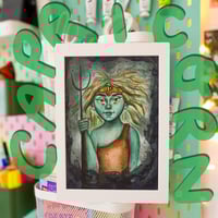 Image 1 of CAPRICORN Star Sign Character Original Watercolor