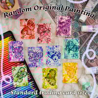 Image 2 of BUTTERFLY Mystery Art Trading Card
