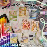 Image 2 of PASTEL LANDSCAPE Mystery Art Trading Card