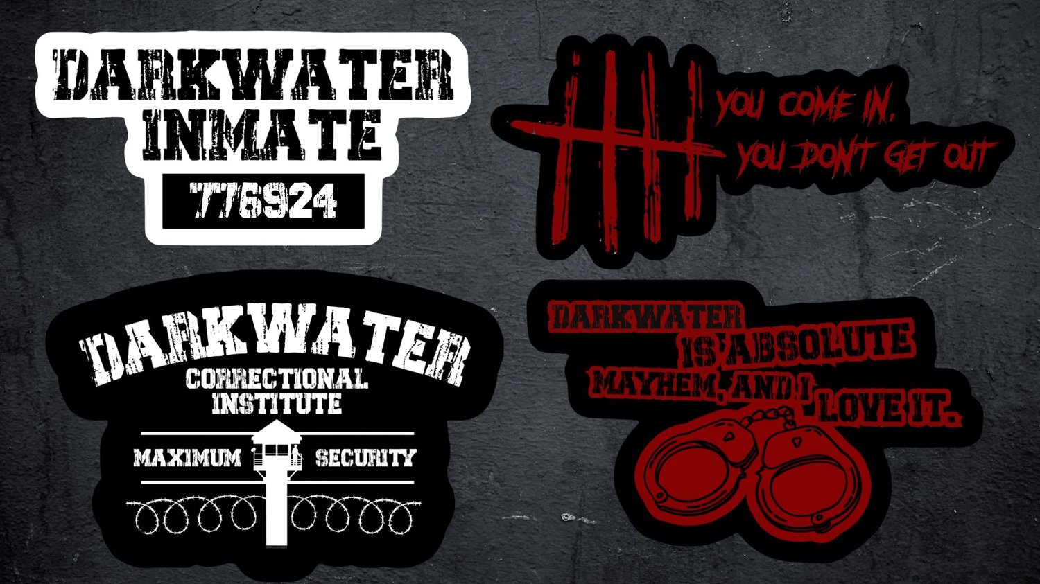 Image of Officially licensed Alair Novak Babalon 8 vinyl sticker pack