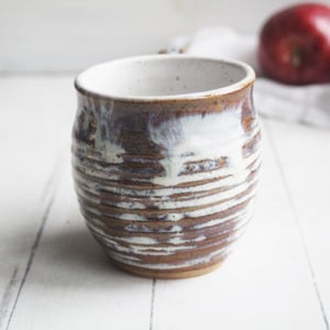 Image of Rustic Love Mug, Gorgeous Earthy Mug with Melting Marshmallow Glaze, 14 Ounce, Made in USA