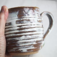 Image 9 of Rustic Love Mug, Gorgeous Earthy Mug with Melting Marshmallow Glaze, 14 Ounce, Made in USA