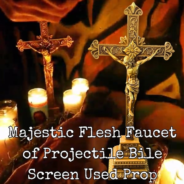 Image of Regan Fox Screen Used Prop - Crucifix - EGN 4 -Majestic Flesh Faucet of Projectile Bile 