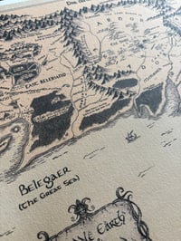 Image 3 of Middle Earth and Beleriand Fine art print