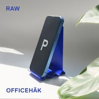 Image 1 of 📱 Raw 3D Printed Phone Holder – Minimal Space, Maximum Style! 🧩
