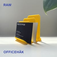 Image 1 of 📝 Raw Paper Holder for Desktop – Sleek, Simple, Essential!