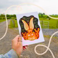 Image 1 of Burrow Peachtober Print