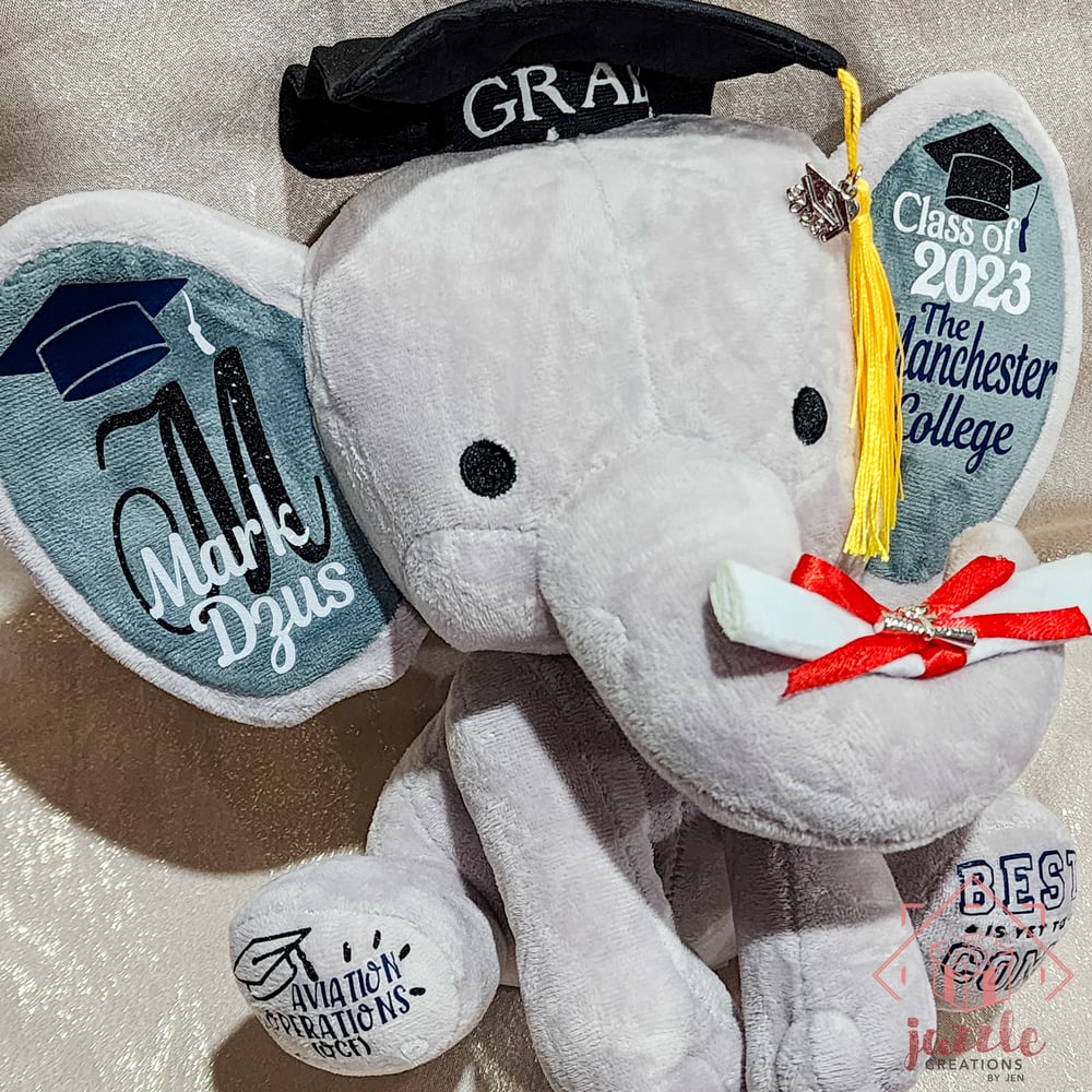 Image of Personalized Graduation Elephant