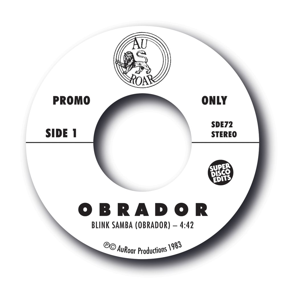 Obrador "Blink Samba" Au Roar Records Promo 45rpm
