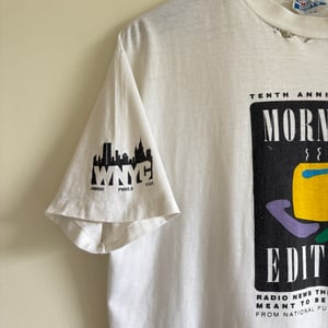 Image of WNYC Morning Edition 10th Anniversary T-Shirt