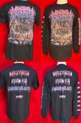 Image of Official Visceral Explosion "Sanguineous Hymns for Disembowelment" Cover Art Short/Long Sleeve Shirt