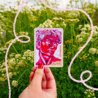Image 1 of Michelangelo's David Journal Sticker