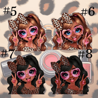 Image 7 of NEW!!! Fabulous Tee - Kids Youth Teen Girls Cool Pretty Leopard Print Bling T-shirt