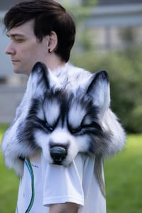Image 3 of Wolf Masks, Wolf heads, Wolf capes in a realistic style