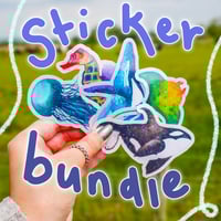 Image 1 of Sea Creature Sticker Bundle - Pack of 5