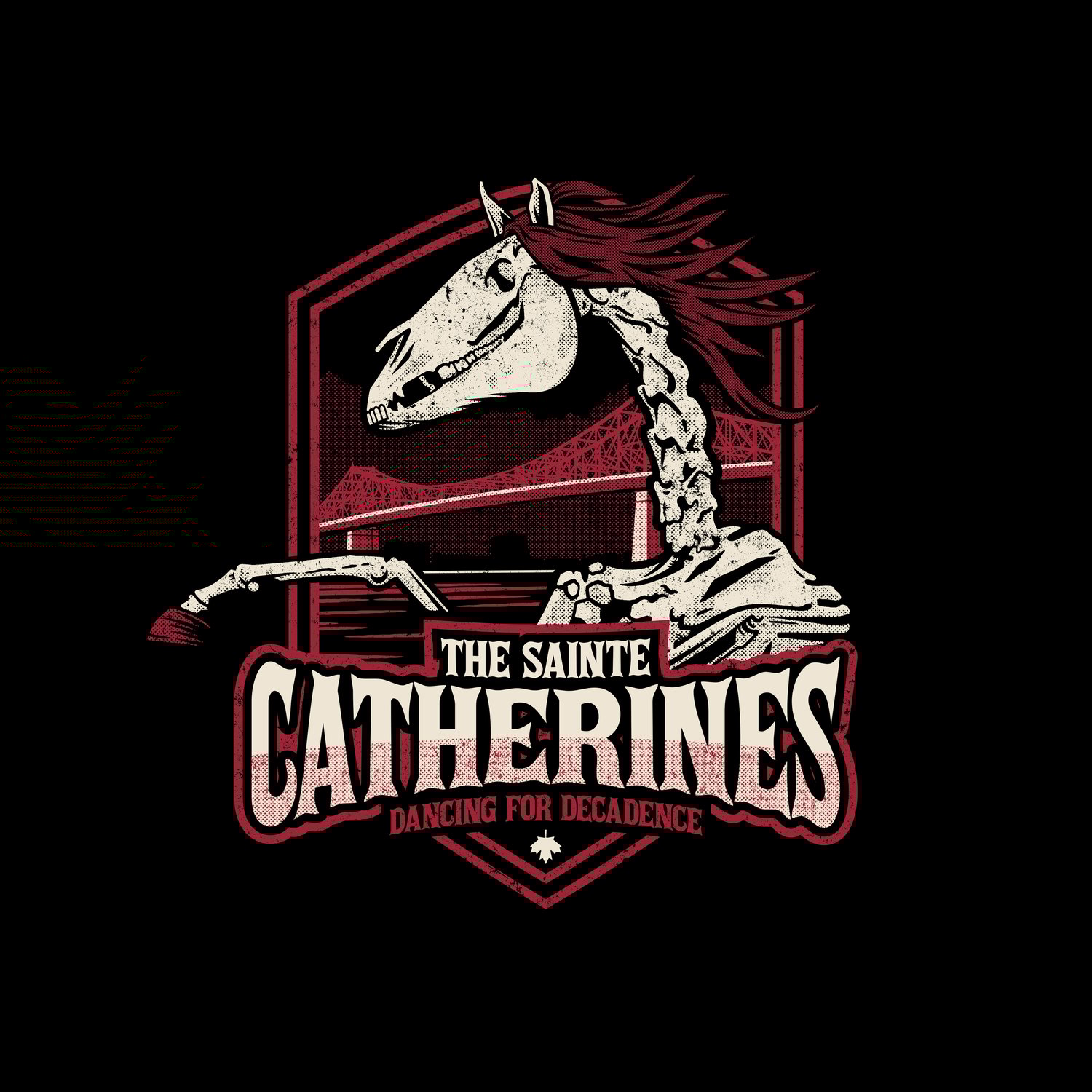 Image of The Sainte Catherines " Dancing for Decadence II " T-shirt
