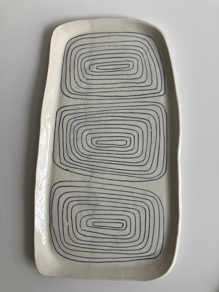 Image of three rectangles platter