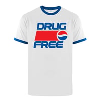 Image 2 of DRUG FREE - Pepsi Rip Ringer Tee