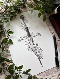 Aragorn inspired Lord of the Rings print 