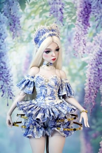 Image 3 of Handmade Set for SD Doll – DoDollsDream Miss Marionette Body - blue queen