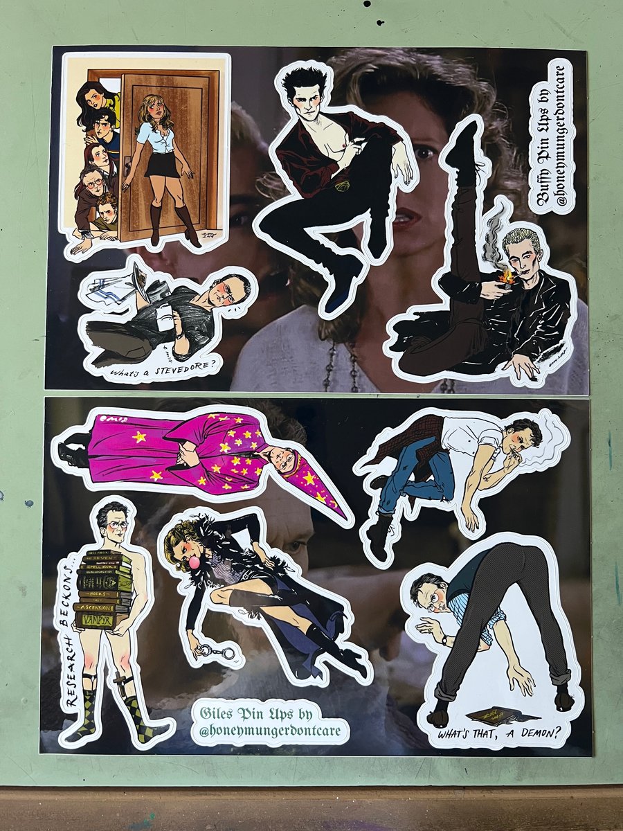 Image of BTVS Sticker Sheets!