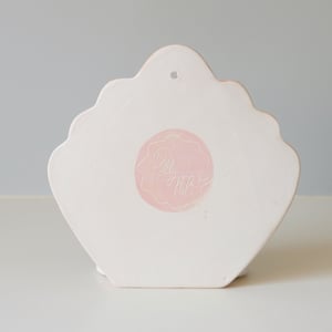 Image of Pink & Copper Lustreware Wall Sconce - Goldfinch I