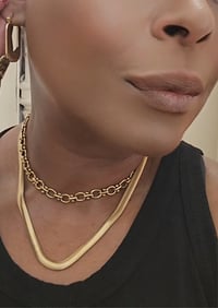 Image 3 of Herringbone Necklace | Thin