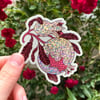 Pomegranate Sparkle Sticker