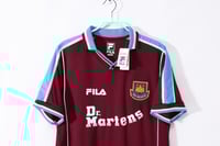 Image 3 of West Ham United FC Home Kit 1999–2000 – Vintage Retro Classic Hammers London