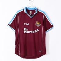 Image 1 of West Ham United FC Home Kit 1999–2000 – Vintage Retro Classic Hammers London