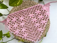 Image 4 of Crochet Pattern: Floral Mesh Bandana
