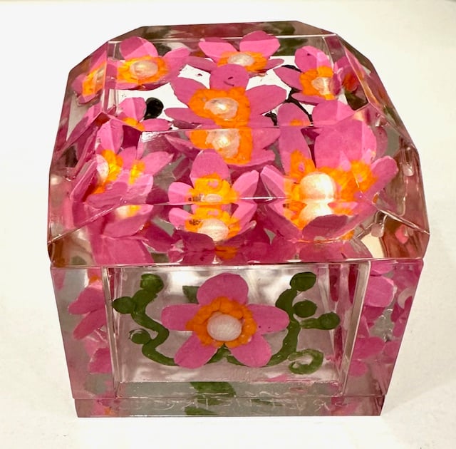 Image of Jumbo Mini Painted Japanese Anemone Box