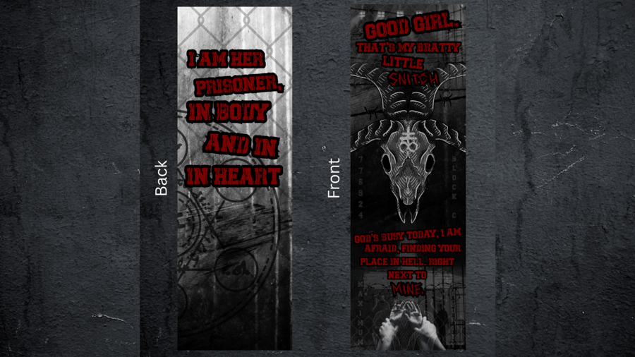 Image of Officially licensed Babalon double sided bookmark 