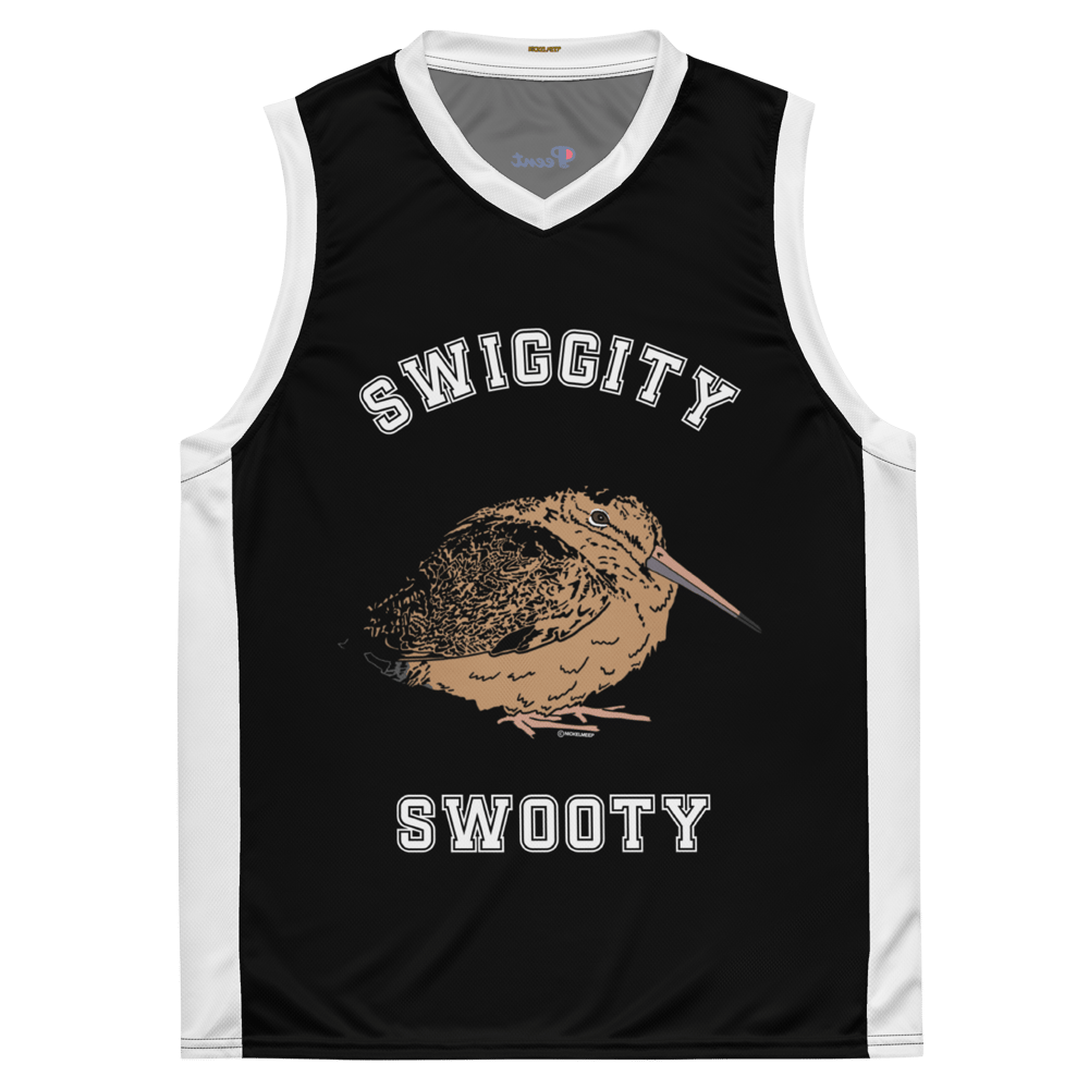 Swiggity Swooty B&W Basketball Jersey