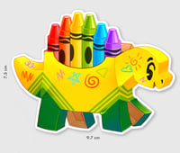 Image 2 of Crayon Box Stego Jumbo Sticker - PRE-ORDER
