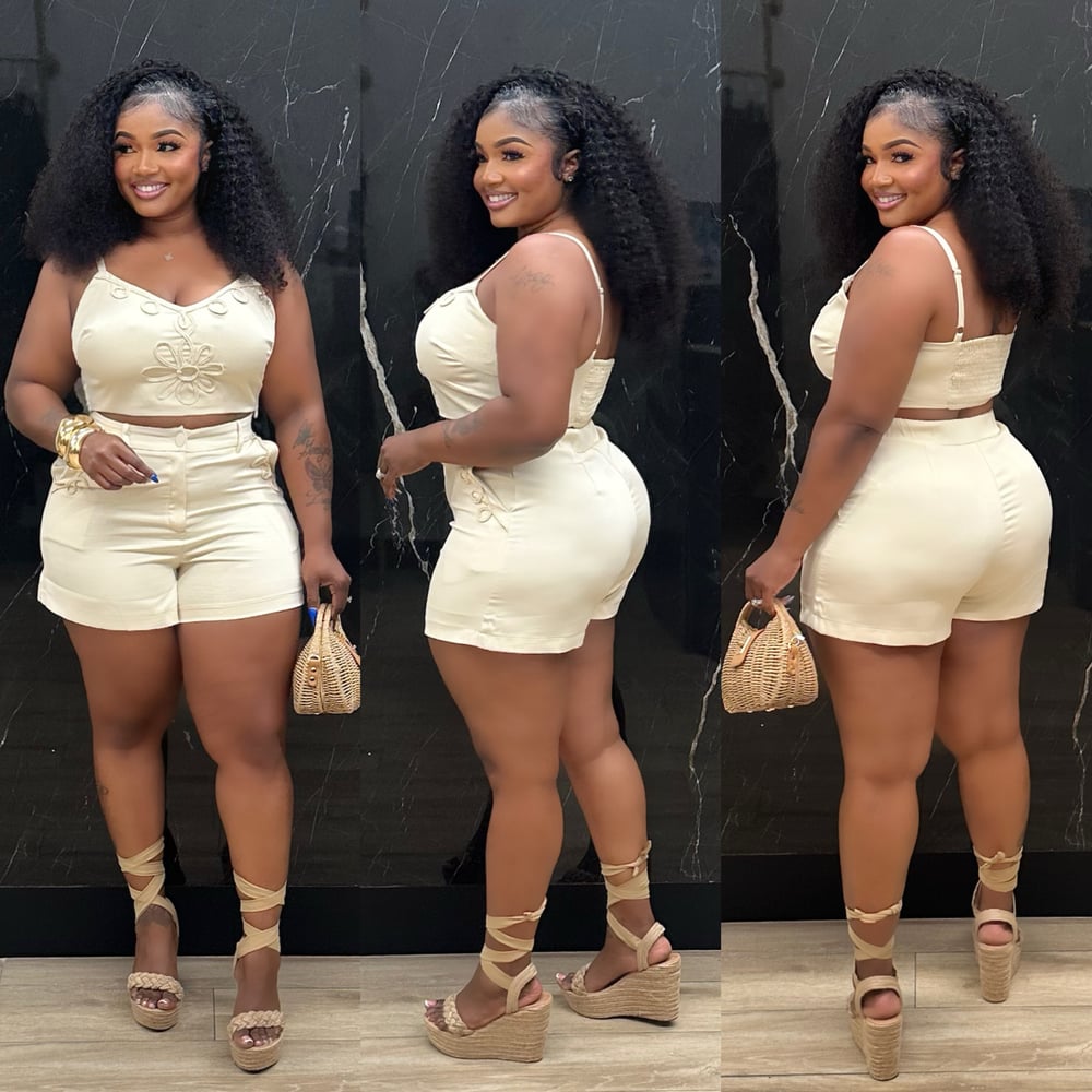 Image of PRISCILLA SHORT SET