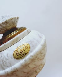 Image 4 of Vintage Stone & Brass Lidded Container