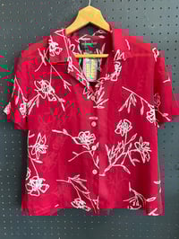 Image 1 of Sheer button tee #344