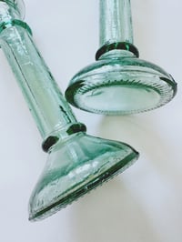 Image 4 of Vintage Seaglass Taper Holders