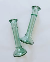 Image 2 of Vintage Seaglass Taper Holders